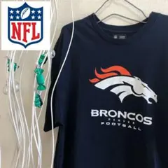 NFL ブロンコス　Tシャツ ネイビー　XLサイズ