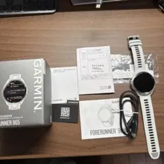 【美品】GARMIN Forerunner 965 White