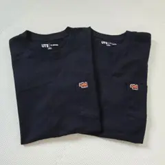 ユニクロ UT ARCHIVE 紺 ポケット付き Tシャツ 2枚セット
