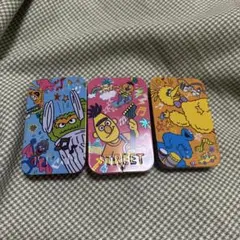 セサミストリート キャラクター缶 3個セット