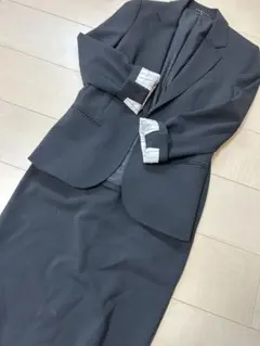 ジャケット　スカート　セット　スーツ　theory 黒