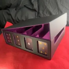 4連 窓付き ストレージボックス デッキケース トレカケース カードケース