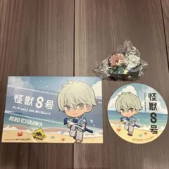 怪獣8号 カフェ 特典ポストカード+コースター+キャラばんちょうこう 市川レノ