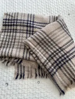 UNIQLO 2wayチェック柄マフラー、ストール