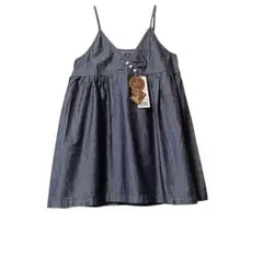 未使用タグ付 SOMETHING EDWIN 上質素材 キャミワンピ Mサイズ