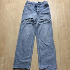 MOUSSY ダメージデニムパンツ　26インチのサムネイル