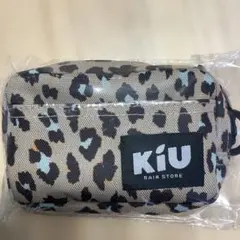 KiU キウ　ウォーターリペレントポーチ　カラーレオパード