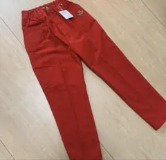 新品タグ付★120 ミキハウス パンツ 長ズボン 赤 ボトムス