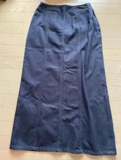 コムサイズム　デニムロングスカート