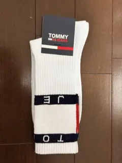 TOMMY JEANS ソックス ホワイト 24-26cm