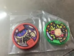 妖怪メダル　ざしきわらし・怪　つらがわり