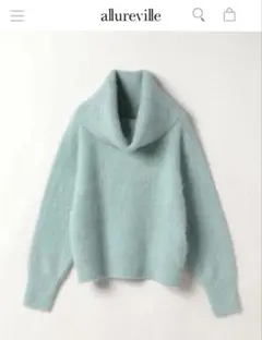 アルアバイル　ルルウィルビー ファー加オフタートルプルオーバー