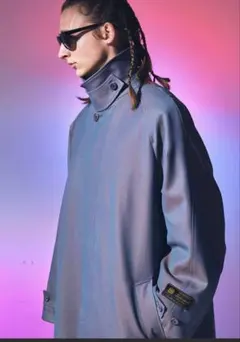 ウール ステンカラーコート