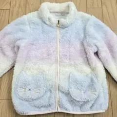エニィファム　猫ポケット付き　フリースジャケット 120cm