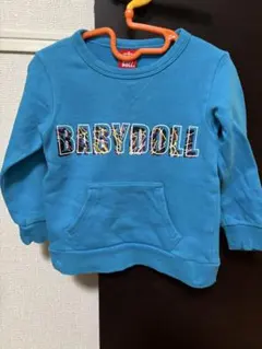BABYDOLL トレーナー 100cm 青