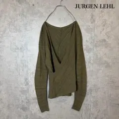JURGEN LEHL シースルー シルク 絹 ブラウス 立体モチーフ 花ボタン JURGEN LEHL シースルー シルク 絹 ブラウス 立体モチーフ 花ボタン