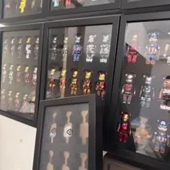 【★ポセ★様専用】ベアブリックコレクションケース 黒 大小4個セット(大3小1)