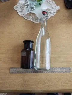アンティークガラス瓶 250ml スイングトップボトル700ml 未使用に近いのサムネイル