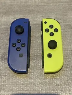 ジャンク品　Joy-Con ブルー&ネオンイエロー