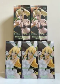 5体❗️リーファフィギュアBiCute Dark Figure BiCuteバニー