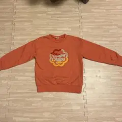 古着　Chupa Chups オレンジ トレーナー130cm