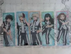 僕のヒーローアカデミア しおり 5枚セット　爆豪　緑谷　轟　麗日　蛙吹　ヒロアカ