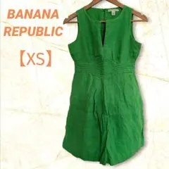 BANANA REPUBLIC　ノースリーブワンピース　【0】 XS　グリーン