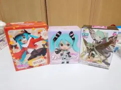 初音ミク　フィギュア　3点セット