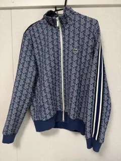 LACOSTE トラックジャケット モノグラム 青 水色lワンポイント