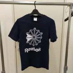 Reebok CLASSIC ビッグロゴ 半袖Tシャツ ネイビー M レディースのサムネイル
