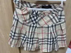 BURBERRY チェック柄プリーツスカート 100A