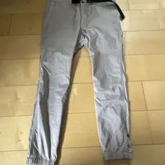 【日本製】URBAN RESEARCH ジョガーパンツ M グレー ベルト付のサムネイル
