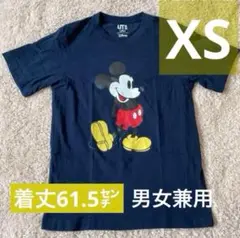 【男女兼用】ミッキーマウスTシャツ　イロチ2枚セット〈白・紺〉