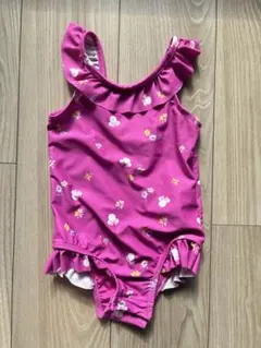 95cmミニーマウス花柄フリル付きワンピース水着GAP