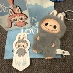 ラブブイニシャルW ぬいぐるみアルファベット Labubu 【正規品】