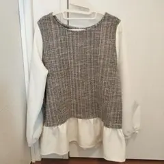 レディース Lサイズ トップス 長袖 しまむら