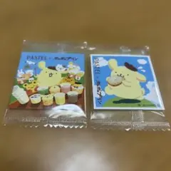PASTEL × ポムポムプリン ラスクのおまけ シール 2枚セット