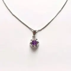週末限定値下げ！アメシスト　アメジスト　ネックレス