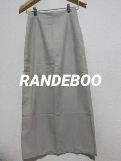 【美品】RANDEBOO Sensual slit skirt ベージュのサムネイル