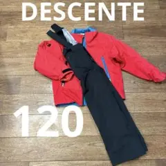 DESCENTE スキーウェア 120サイズ 赤/青