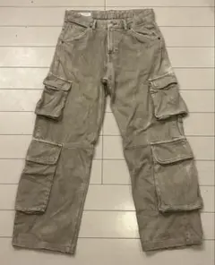 即完売品 ZARA ザラ Y2K UTILITY デニムパンツ カーゴ M 韓国