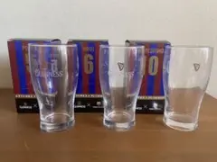 【非売品】GUINNESS ギネス×FCバルセロナ　コラボグラス　3客セット