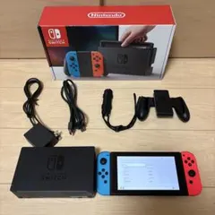 Nintendo Switch 本体 青/赤 +アクセサリー6点