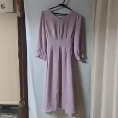 Misch Masch 薄ピンク長袖 ワンピース