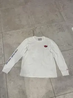 【adidas】 長袖Tシャツ L ホワイト