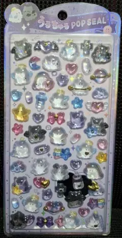 【正規品】うるちゅるポップシール オバケーヌ テンシーヌとアクマーヌ