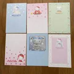 ハローキティ　はがき　6枚セット　平成