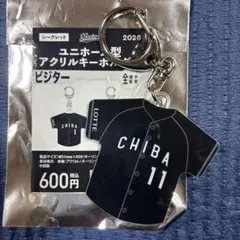 千葉ロッテマリーンズ 18石垣元気 ビジターユニフォームクッション