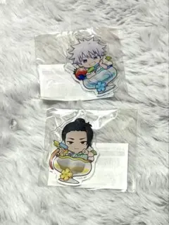 呪術廻戦　五条悟　夏油傑　まるくじ　ちゃぽんっ！　懐玉玉折　キーホルダー