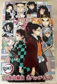 鬼滅の刃　缶バッジ 22巻　同梱品
